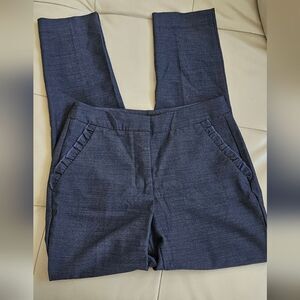 💝Zara dark grey ruffle pocket dress pants